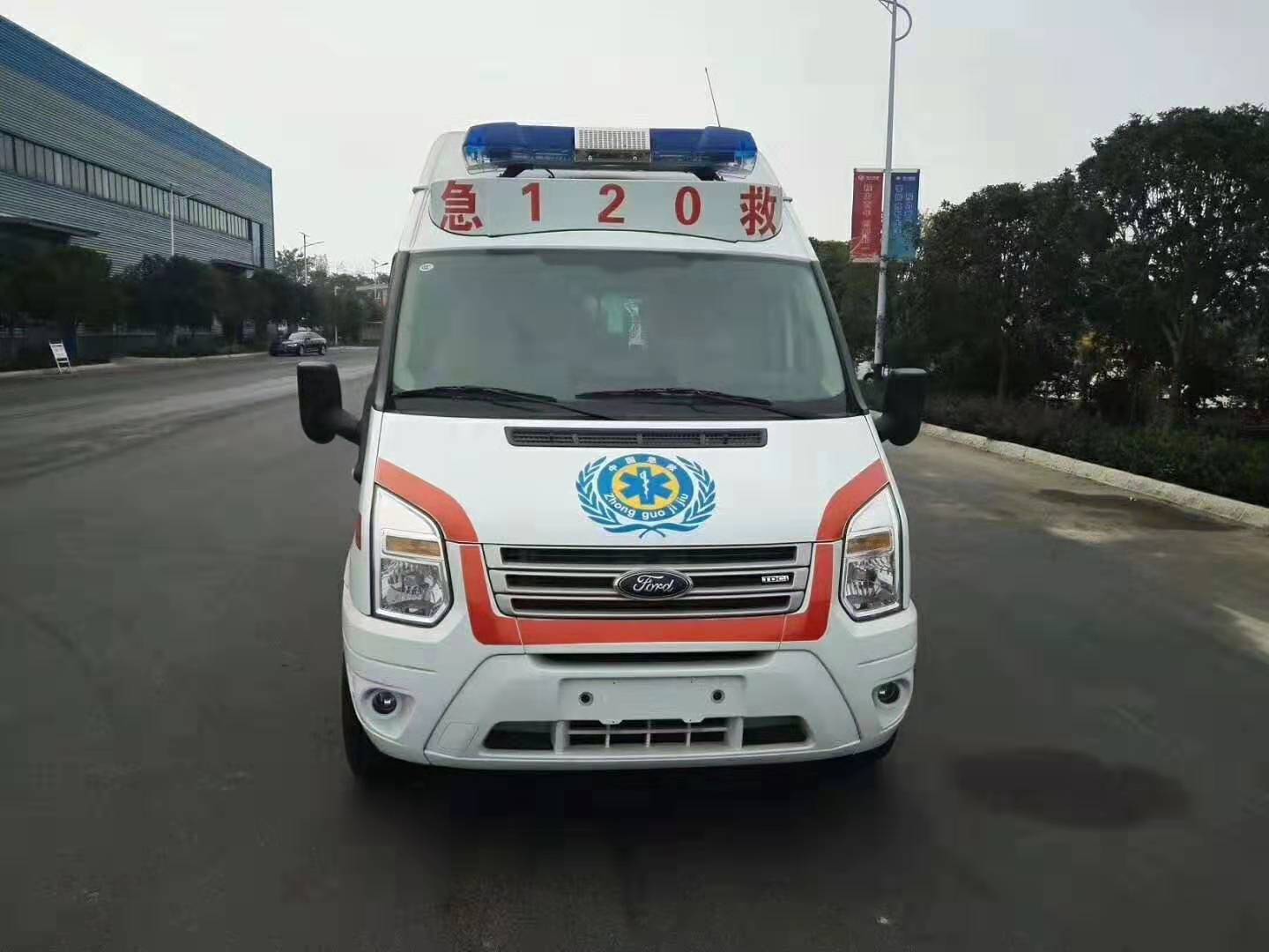 福特V348長軸中頂監護型救護車